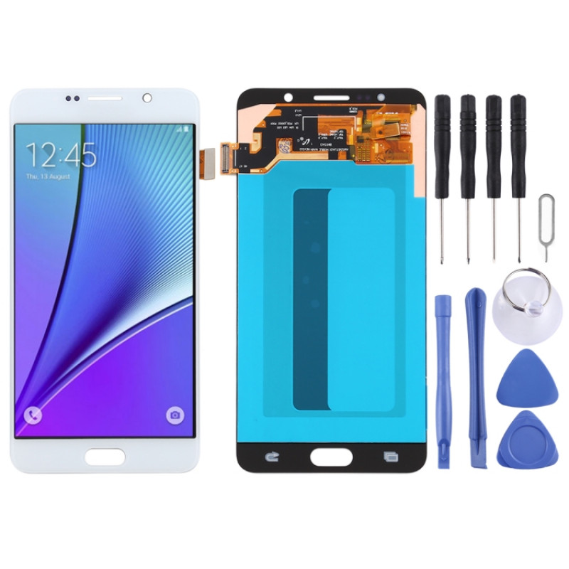 5.5 inch OLED LCD Screen for Samsung Galaxy Note 5 with Digitizer Full Assembly (White)